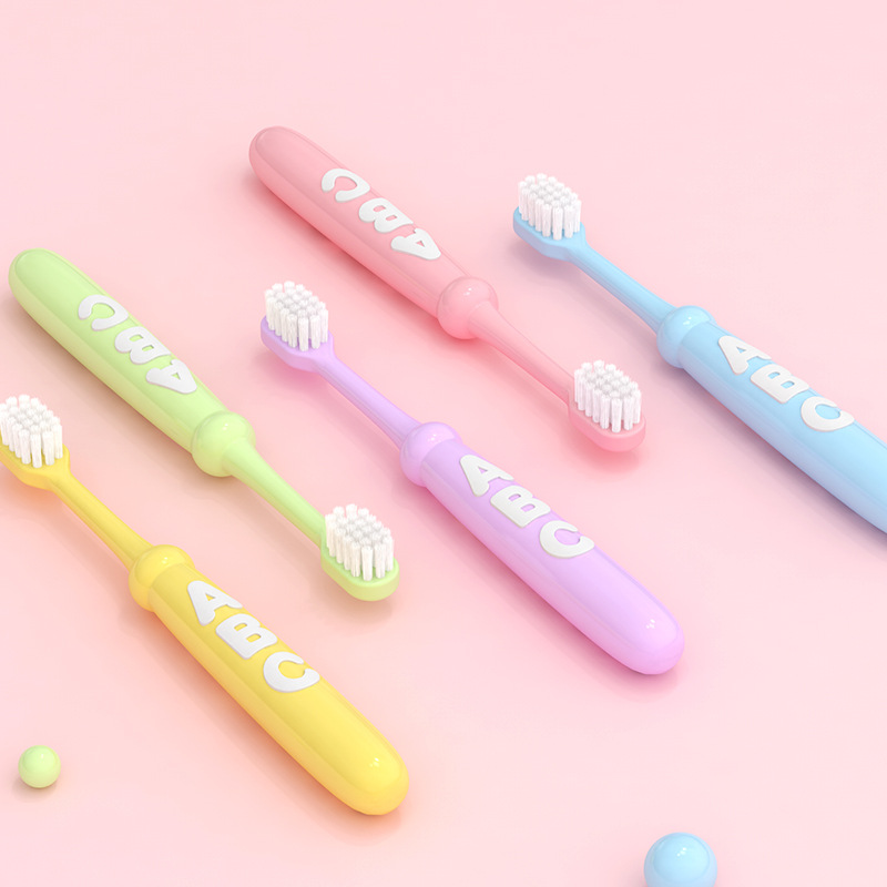 eco life children's toothbrush soft fur wholesale cartoon gum care household 3-12 years old baby storage ten barrel manufacturers details Picture
