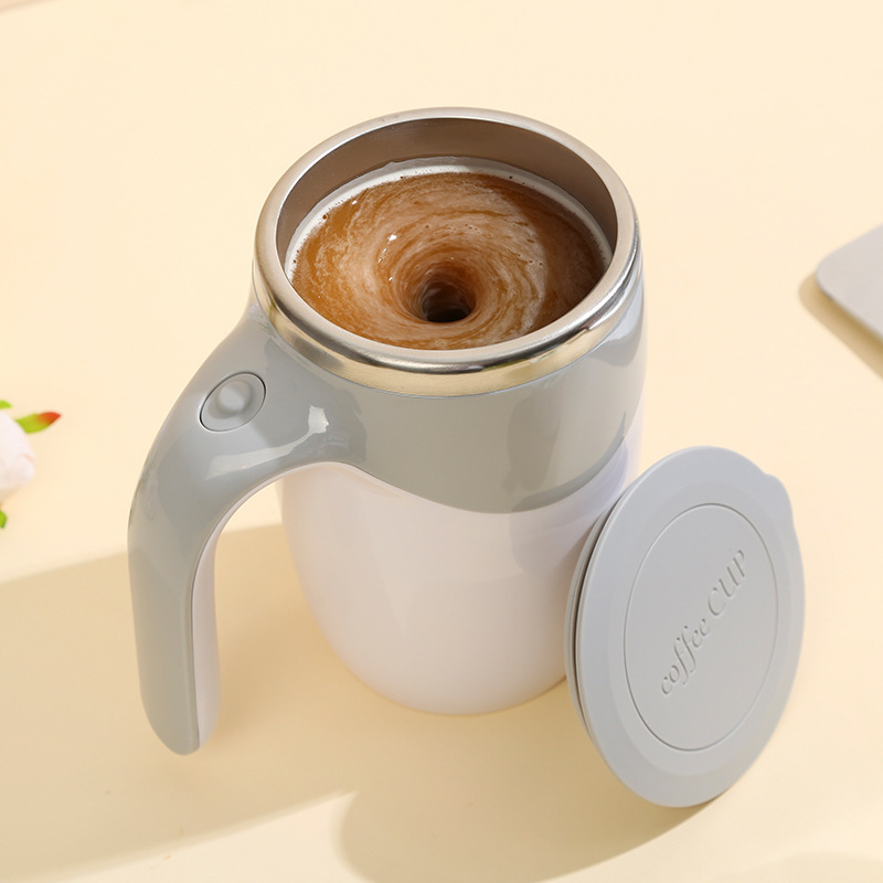 fully automatic mixing cup stainless steel lazy magnetized cup automatic magnetic cup portable coffee cup printable mug Application Scenario
