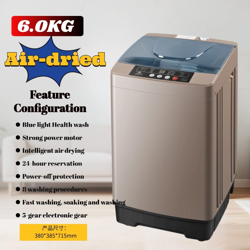 cross-border automatic washing machine household small dormitory apartment rental room large capacity washing and drying integrated details Picture