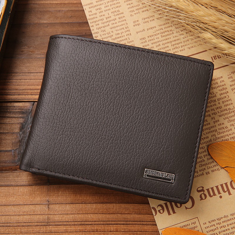 cross-border hot selling short men's wallet pu wallet coin purse wallet wallet wallet zipper wallet bag one piece dropshipping full figure
