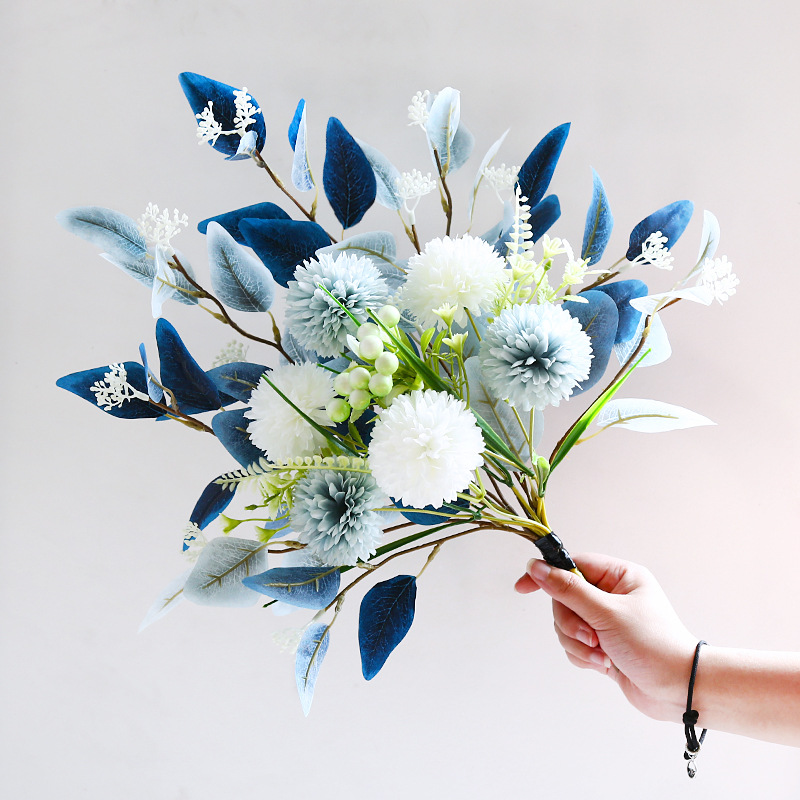 fake/artificial flower decoration desktop home decoration living room interior ornamental flower floral table flower simulation bouquet details Picture