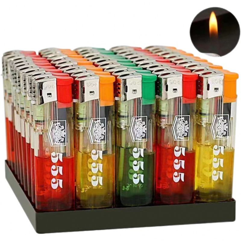 50 pcs flame lighter disposable lighters for household supermarket and convenience store wholesale retailers details Picture