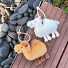 online influencer cute desert camel plush doll hanger travel jewelry gift toy bag bag charm cross-border wholesale Specification drawing