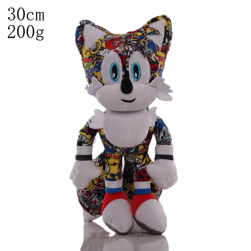 new sonic the hedgehog sonic super sonic plush toy tarsnak hedgehog doll children's gift Item Picture