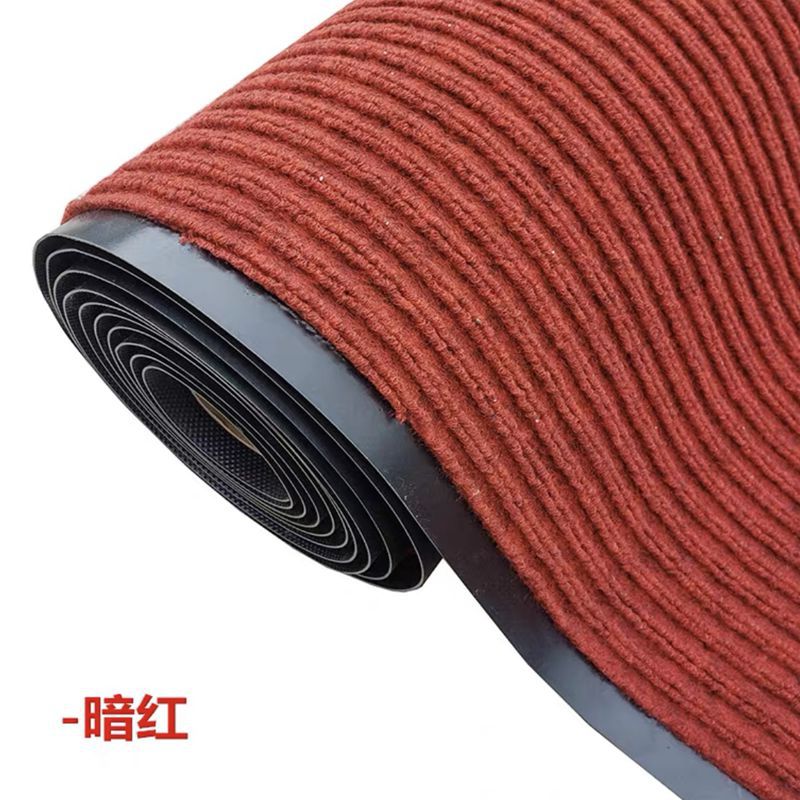 double striped carpet absorbent dust mat hotel shopping mall welcome office corridor full of commercial household carpet full figure