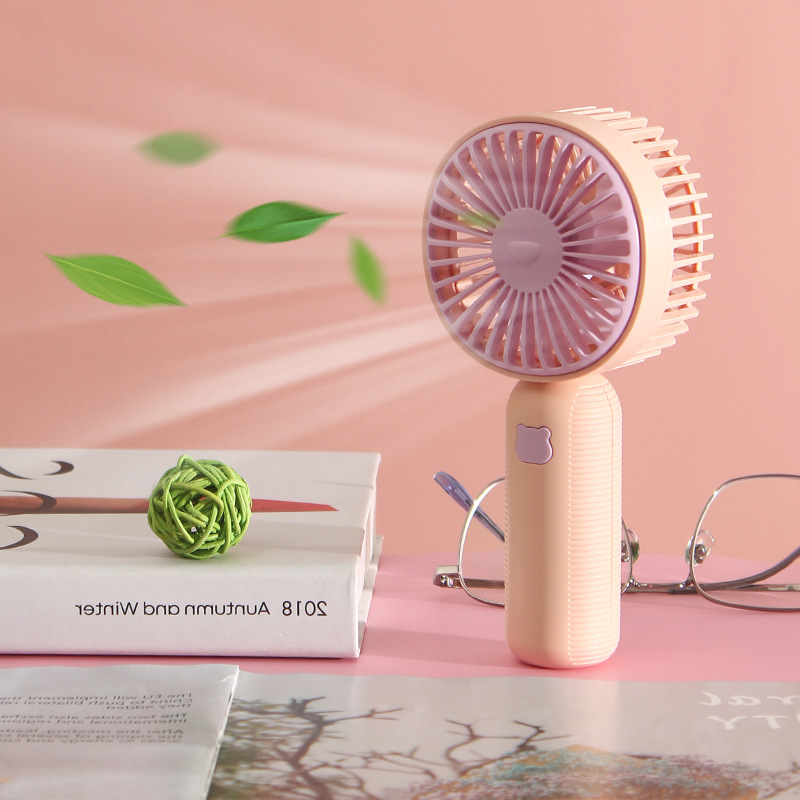new summer cool free handheld fan mini usb charging portable desktop small electric fan Specification drawing