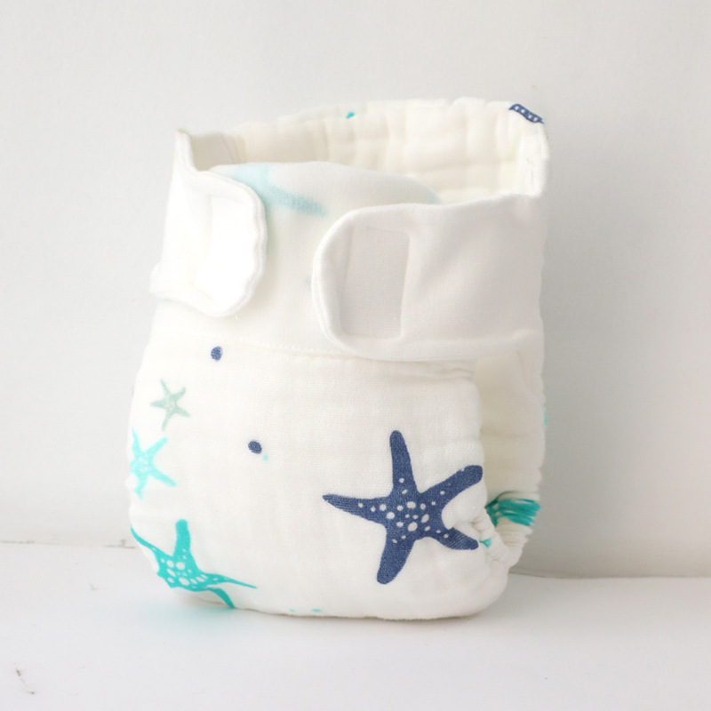 diaper gauze baby diaper cloth neonatal diapers pure cotton washable baby diaper pants summer full figure