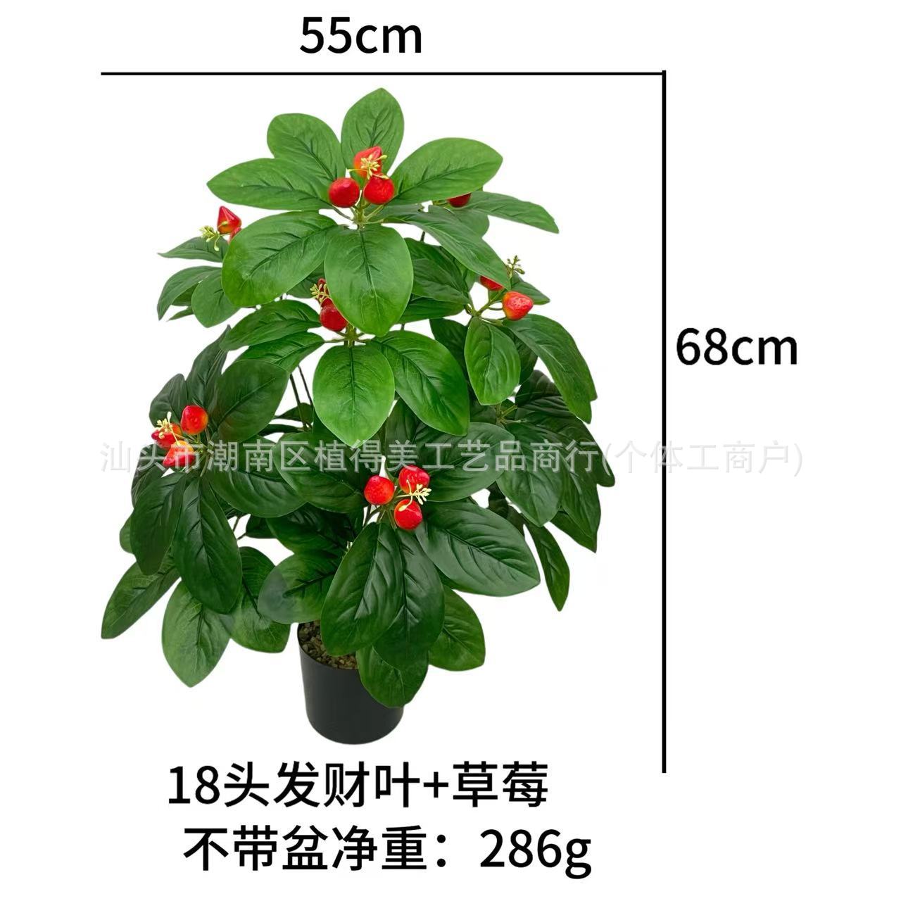 cross-border simulation pachira macrocarpa orange tree fake tree fake flower living room decoration green plant floor living room furnishings details Picture