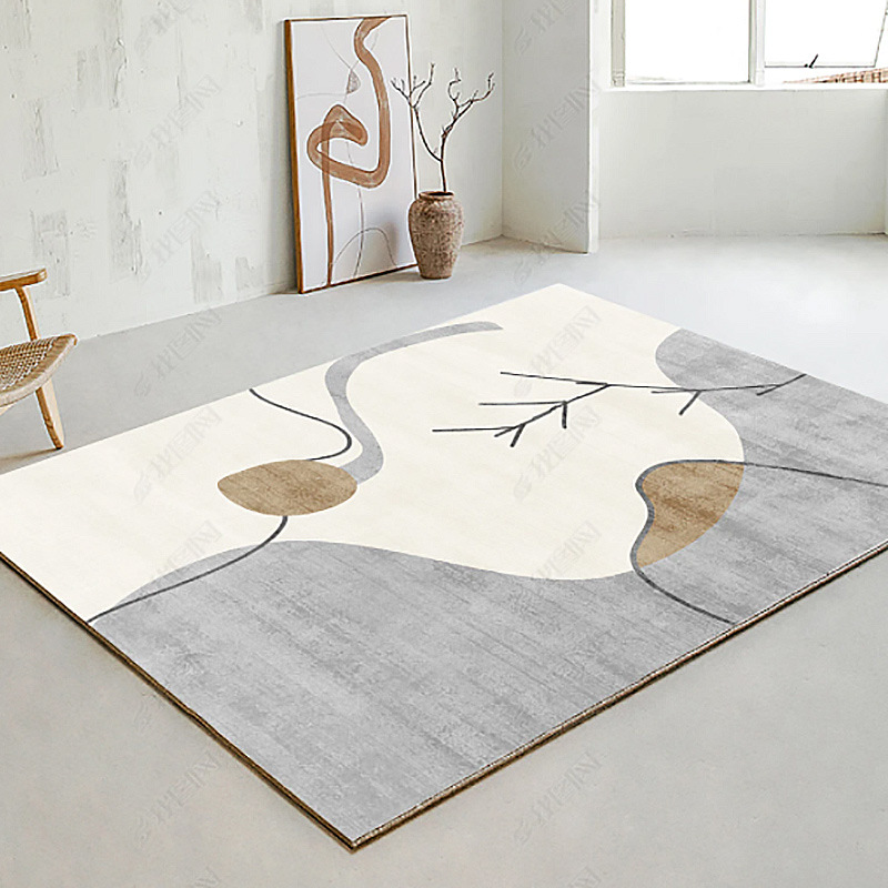 light luxury carpet living room minimalist large area full shop table carpet bedroom whole shop bedside blanket simple style carpet wholesale Specification drawing