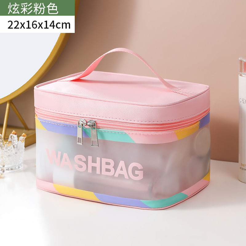 cosmetic bag wholesale large capacity good-looking cosmetic bag women's portable ins travel swim bag skin care wash bag details Picture
