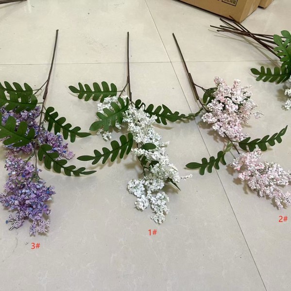 high-profile figure single stem raw silk huai rui acacia flowers fake flower furnishings wedding celebration decoration decoration high-grade artificial flower wholesale Item Picture