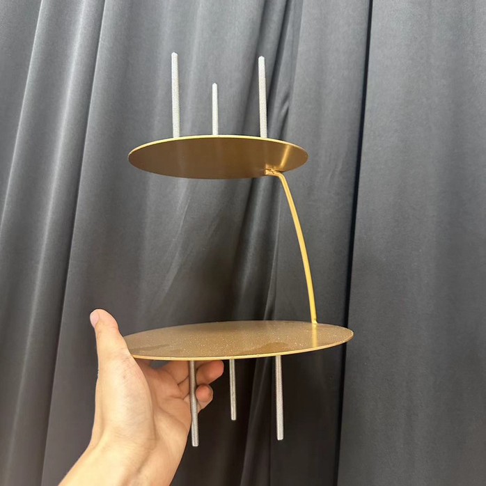 cross-border hot selling wrought iron cake stand dessert table cake tray layered cake support stand wedding supplies decorative pendulum full figure
