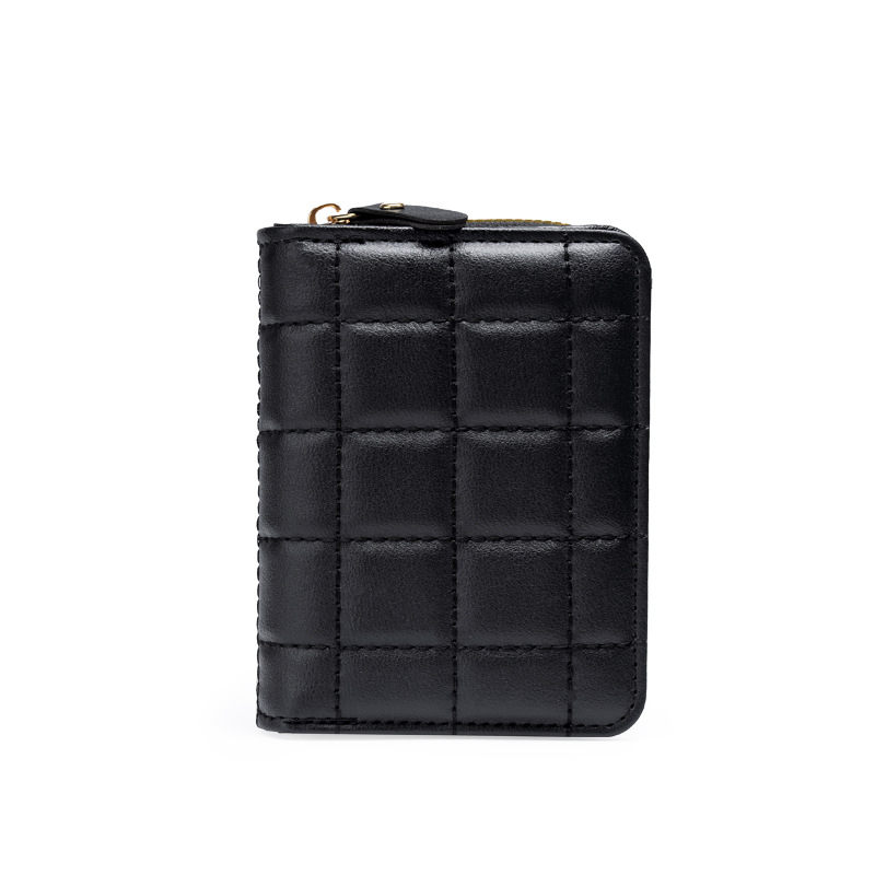 cross-border hot selling women's wallet wallet fashion embroidery short small zip wallet multi-card-slot coin purse wallet details Picture