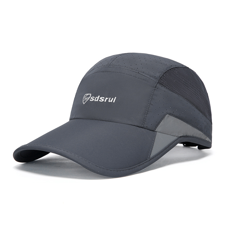 summer quick-drying lightweight mesh hat men's casual sun hat outdoor fishing running sports cap breathable men and women couple details Picture