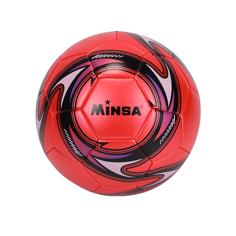 factory in stock adult training no. 5 football primary and secondary school students senior high school entrance examination training competition machine sewing pvc football wholesale details Picture