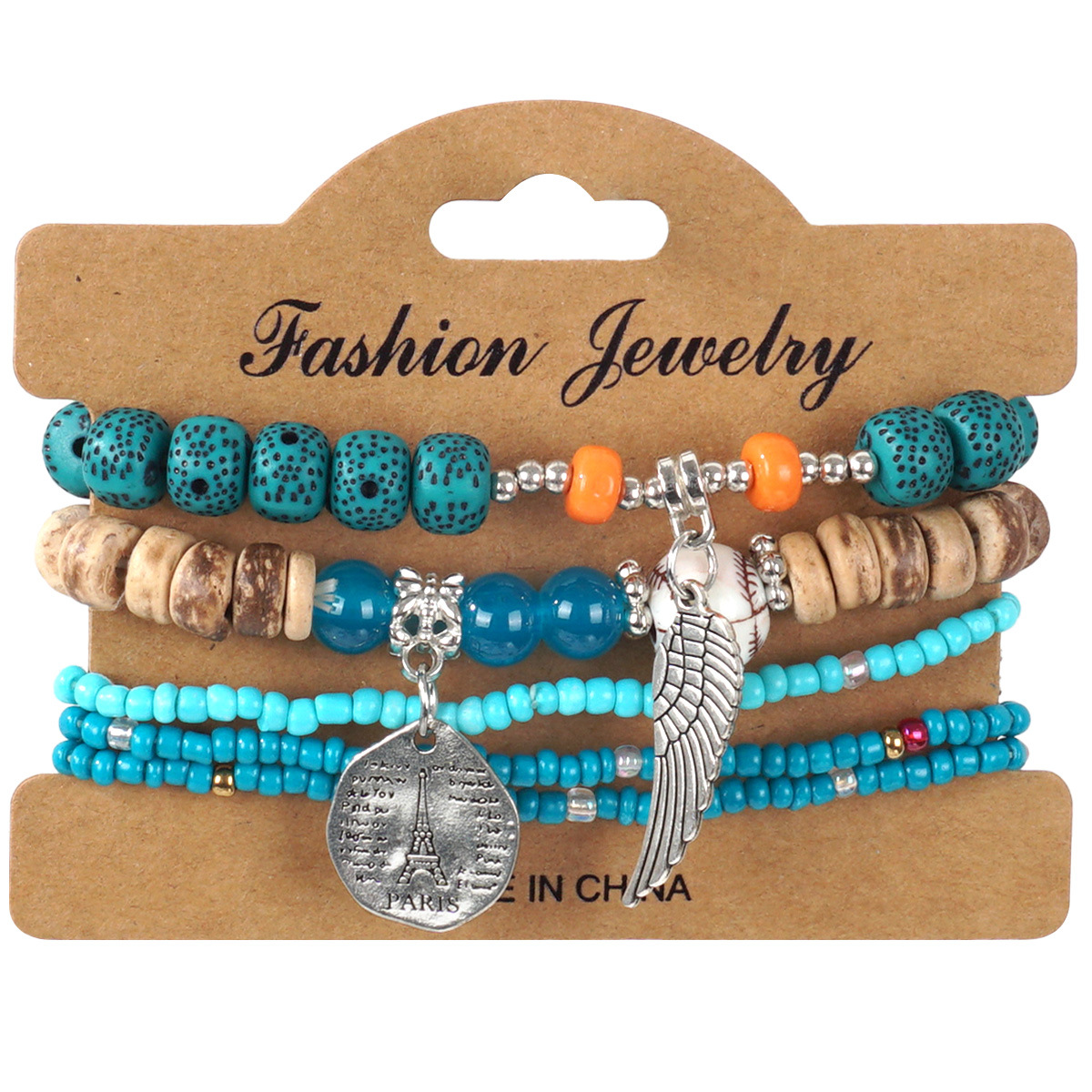 europe and america cross border hot-selling new arrival bohemian bracelet creative tassel multi-layer beaded bracelet fashion jewellery Application Scenario