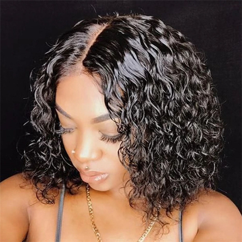 european and american fashion wig head cover aliexpress african small volume afro wig black short fluffy synthetic wigs Application Scenario