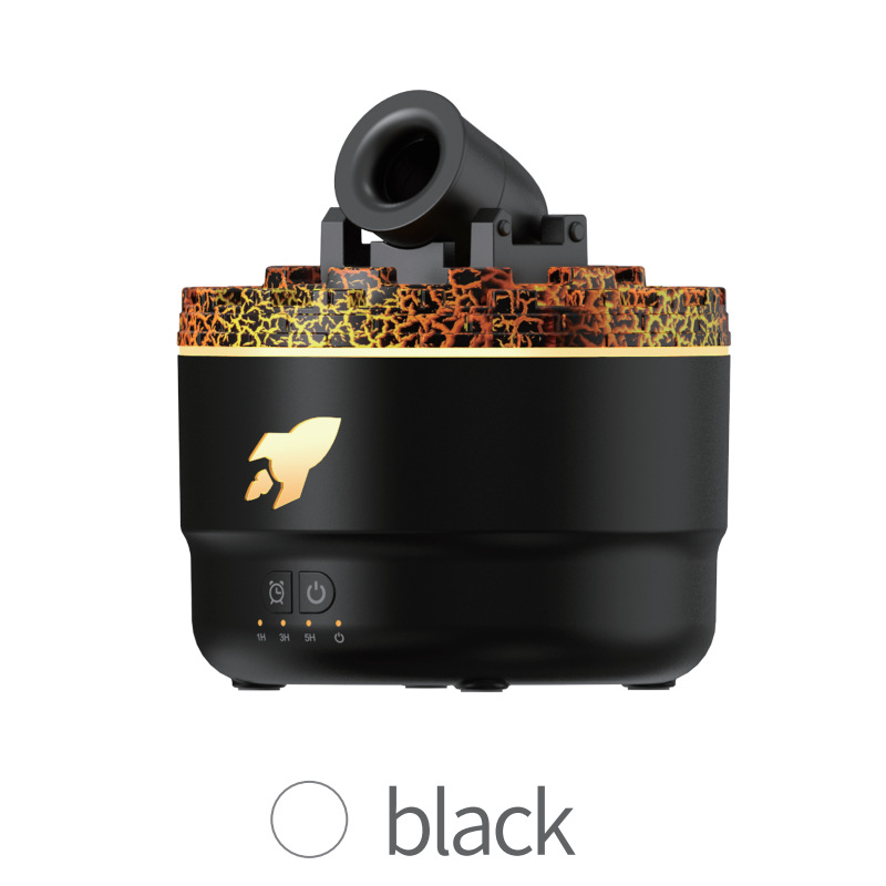 creative crack flame aroma diffuser household desk spit smoke ring humidifier volcanic lava aerosol dispenser fragrance humidifying details Picture