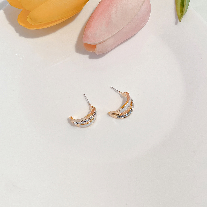 pearl stud earrings for women night market stall supply high-grade temperament stud earrings special-interest design fashion popular earrings wholesale Item Picture