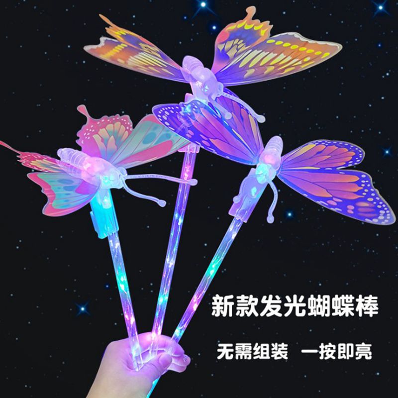 children's luminous star sky ball magical stick bounce ball flash magical wand stall toy push magical stick small gift Specification drawing