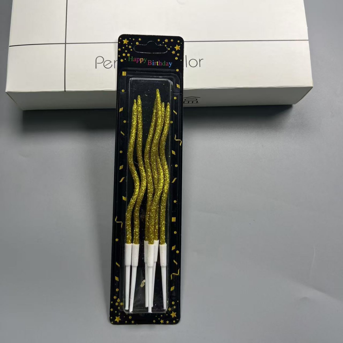 birthday flash curve candle decoration cake thread bending creative trending plug-in birthday cake decoration details Picture