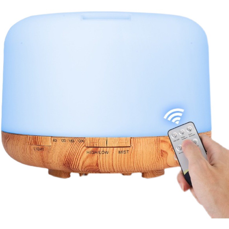 hot-selling non-printed ultrasonic aroma diffuser essential oil fragrance lamp bedroom and household mute humidifier spray bluetooth remote control Item Picture