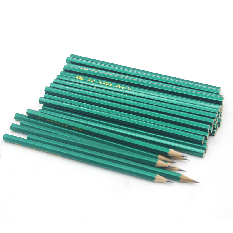 pencil wholesale pupils' stationery 2b hexagonal green rod pencil pens for writing letters drawing pen exam sheet filling pencil hb pencil full figure