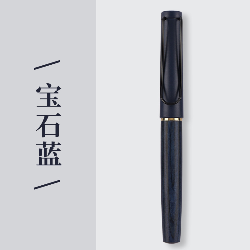 factory wholesale vintage wooden penholder craft pen student gift calligraphy practice ink sac pen can carve writing Specification drawing