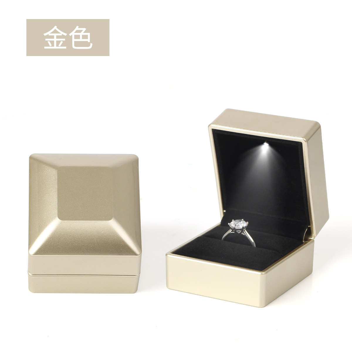 source factory led light jewelry box spray paint fine jewelry bracelet box ring box necklace box bracelet jewelry box wholesale Specification drawing