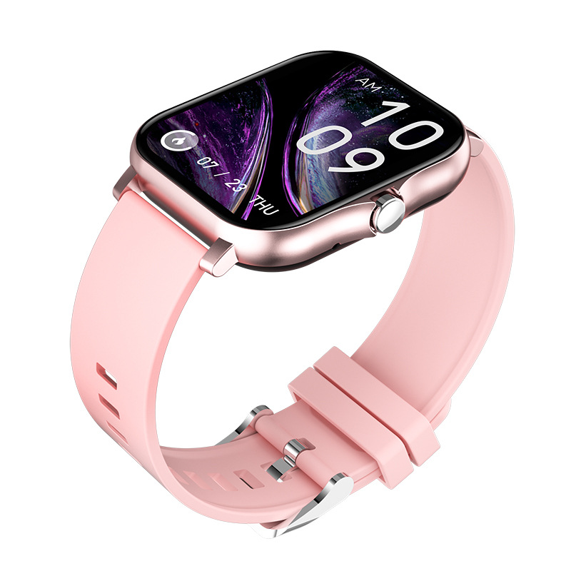 tiktok cross-border touch screen smart watch sports waterproof multi-function heart rate detection dynamic bluetooth calling watch details Picture