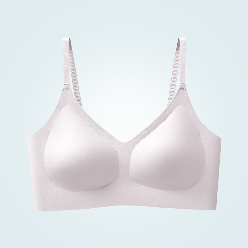 fixed cup seamless back shaping bra small chest push up breast holding vest-style wireless anti-sagging sports bra for women Specification drawing