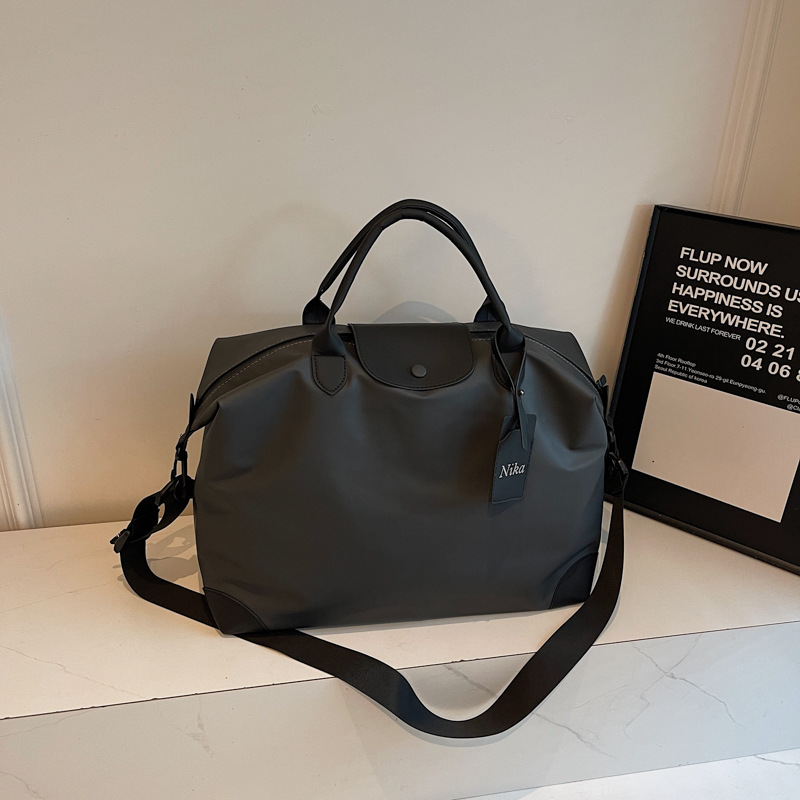 new travel bag women's business trip travel fashion shoulder bag hand sports training fitness handbag lightweight luggage bag Specification drawing
