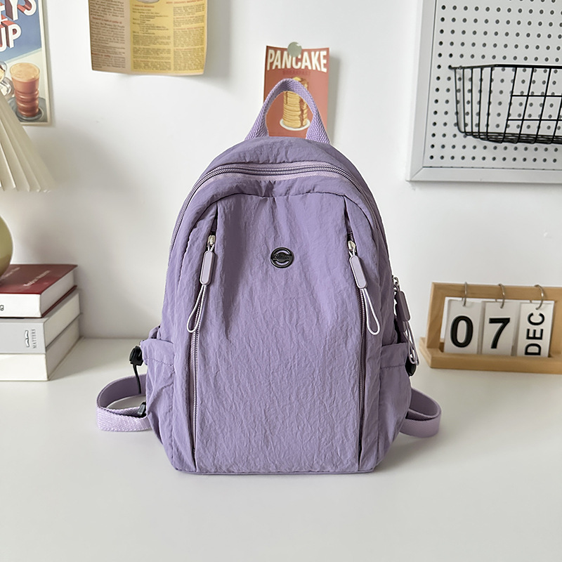 backpack men's and women's casual all-match chest bag lightweight mountaineering small backpack multi-functional shoulder messenger bag commuter schoolbag full figure