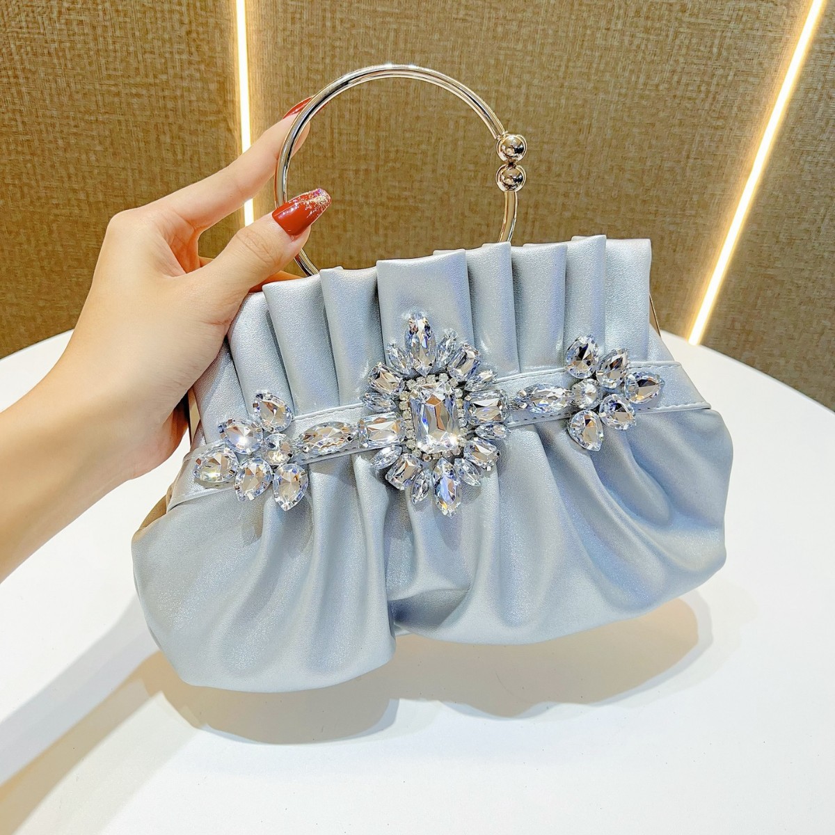 european and american fashion diamond evening bag birthday wedding banquet handbag shoulder crossbody women's handbags full figure