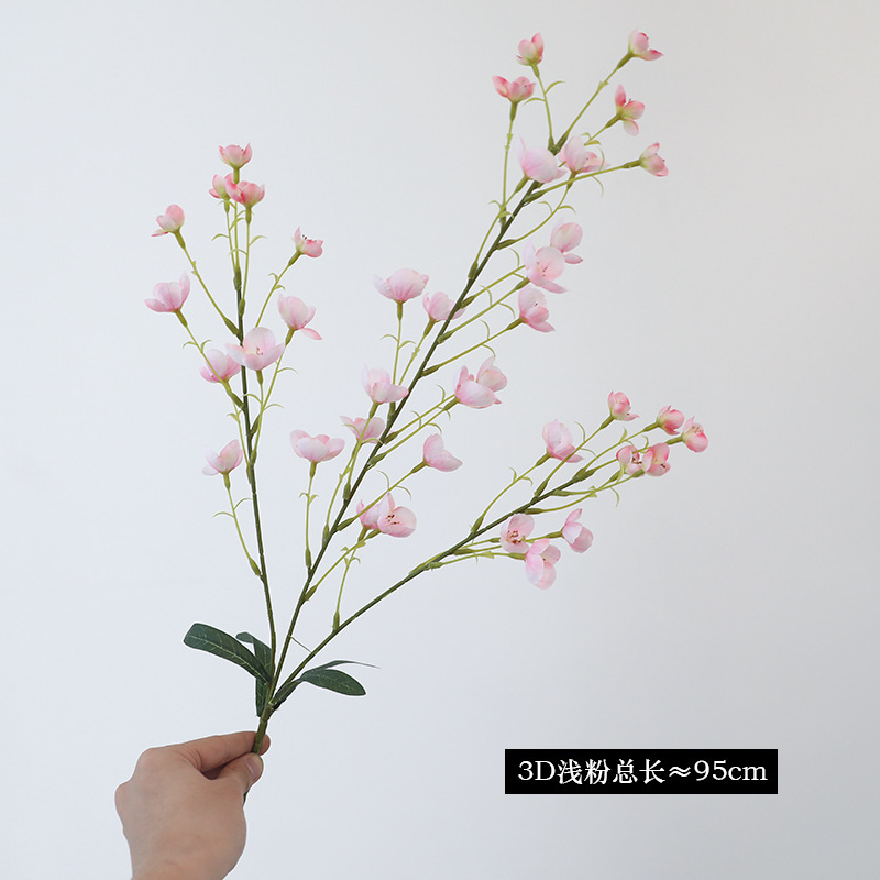 lily artificial flower living room light luxury high-end decorative floral flower arrangement ornaments dining table wind bell flower fake flower decoration Specification drawing