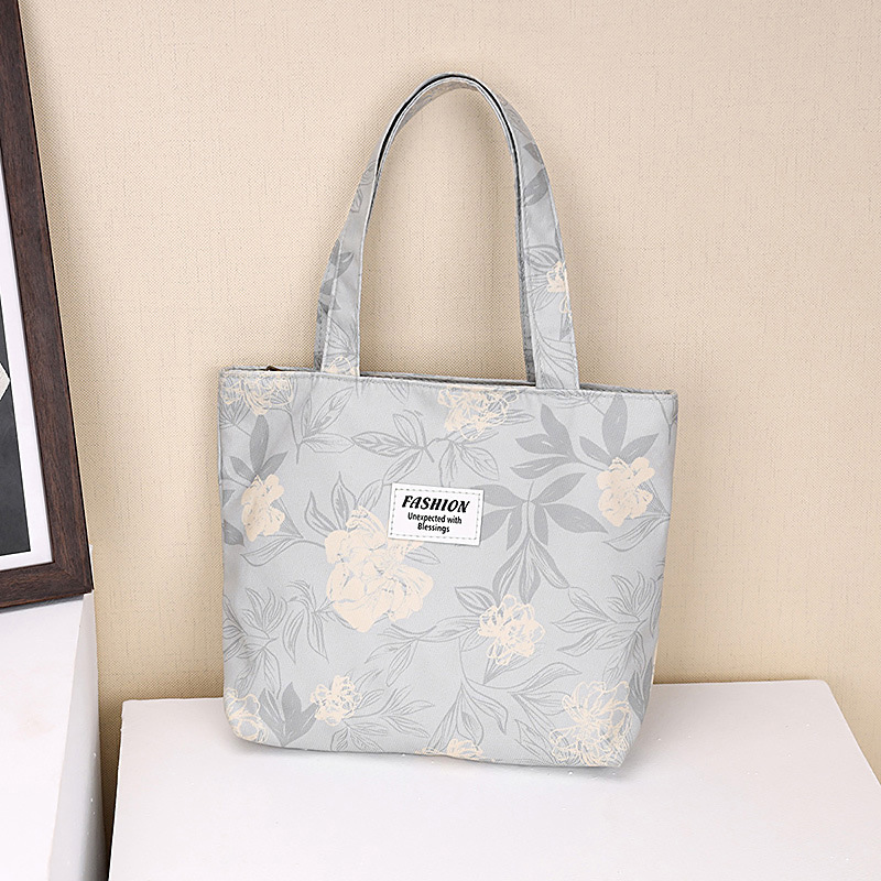 new women's bag large capacity bag nylon cloth portable handbag fashion lunch bag simple mummy multi-color small bag full figure