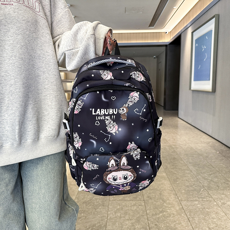 New 2024 Nylon fabric children's backpack for girls, kindergarten schoolbag, artistic student travel small backpack Application Scenario