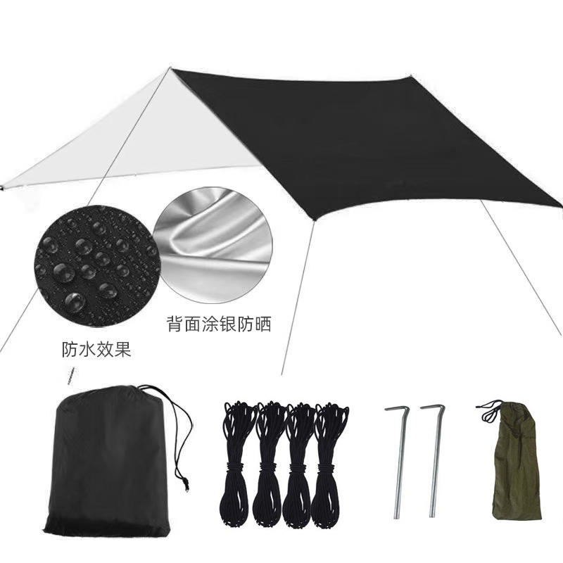 shihao outdoor supplies square canopy waterproof and sun protection tent camping beach lightweight uv protection Application Scenario