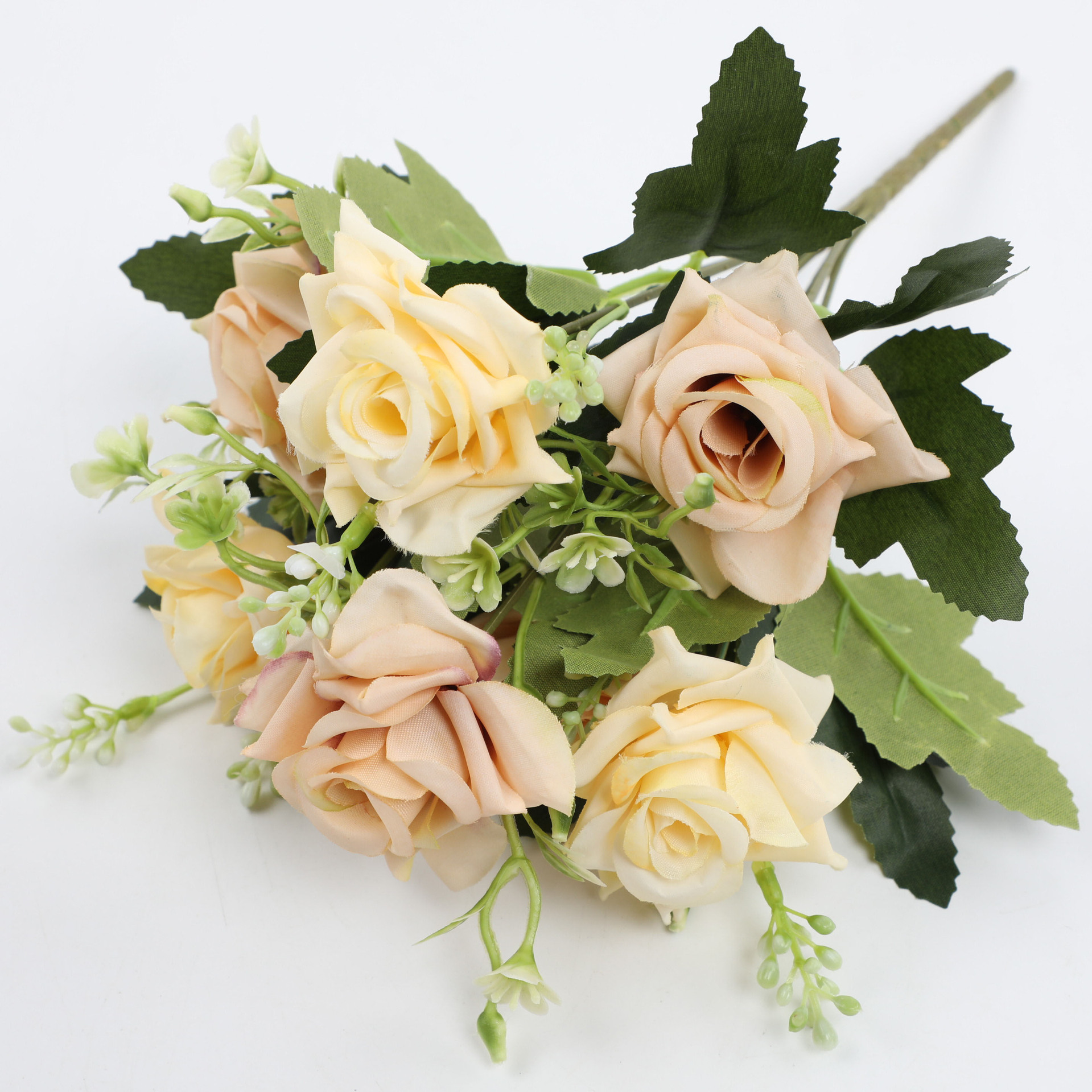 artificial flower rose artificial chrysanthemum home decorative fake flower decoration wedding shooting props artificial flowers factory wholesale details Picture