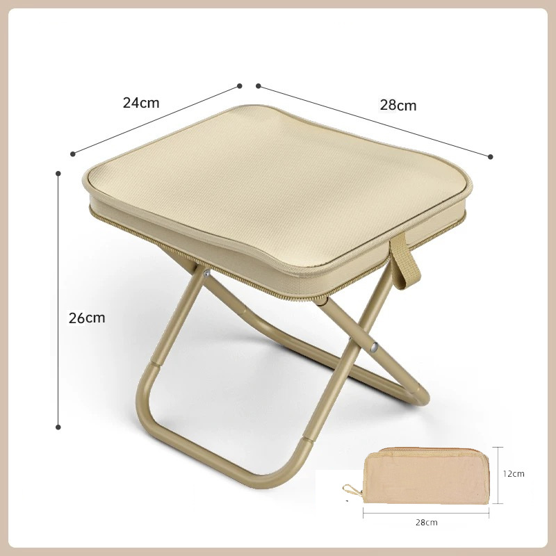 pencil case folding stool pencil case camp chair portable folding chair hand bag chair outdoor camping fishing stool folding chair Application Scenario