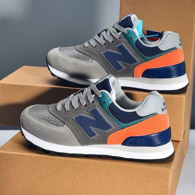 autumn new bailun 574 casual classic shoes men's and women's non-slip wear-resistant breathable mesh men's shoes couple sneakers full figure