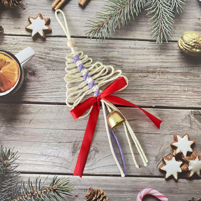 hand-woven christmas tree decorations wholesale christmas atmosphere hangings arrangement christmas window shop decoration full figure