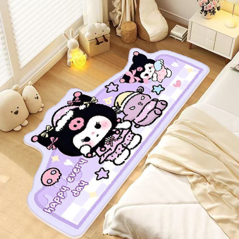 cute shaped thickened cashmere-like bedside blanket bedroom wear-resistant non-slip carpet stain-resistant sofa cover balcony mat full figure