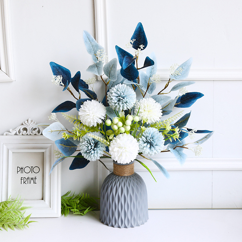 fake/artificial flower decoration desktop home decoration living room interior ornamental flower floral table flower simulation bouquet full figure