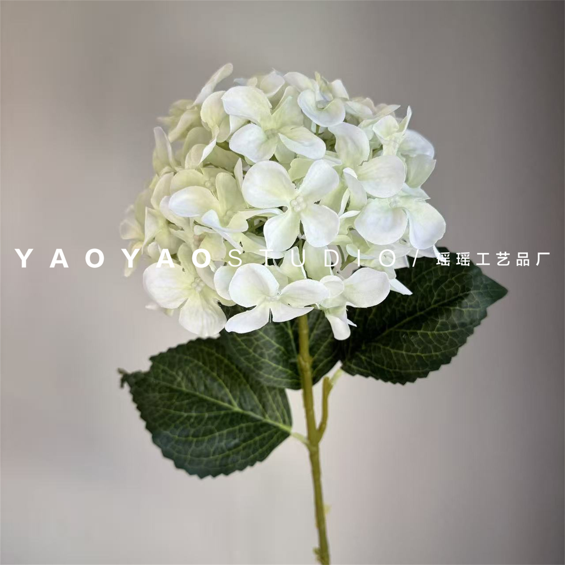 single aisha hydrangea printing hydrangea table flower fake flower advanced sense bouquet decoration living room flower arrangement decoration Application Scenario