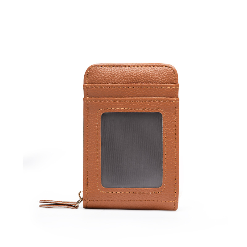 cross-border spot expanding card holder litchi pattern hot coin purse card holder card holder large capacity multiple card slots document package Item Picture