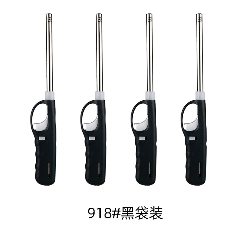 one-piece batch new lengthened kitchen lighter household igniter outdoor barbecue gun lighter open flame burning torch Specification drawing