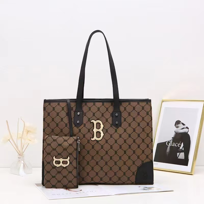 korea 2025 new mlb tote bag women's fashion handbag everyday joker large capacity shoulder bag Specification drawing