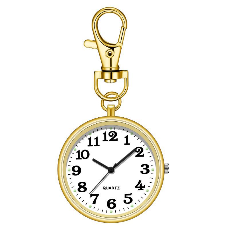 examination exclusive new pocket watch clear large number literal elderly student keychain pocket watch fashion all-match nurse's watch Item Picture