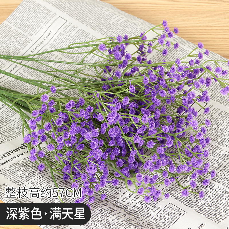 artificial flower wholesale factory simple feel starry sky bridal wedding decoration hand bouquet domestic ornaments Application Scenario